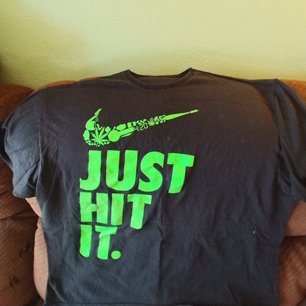 Men's Just Hit It Swoosh 420 T-shirt 2XL